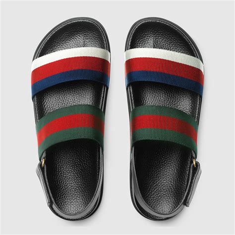 gucci thick sole sandals|gucci shoes sandals men.